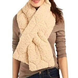 INC International Concepts Quilted Teddy Faux-Fur Puffer Muffler Scarf (866)